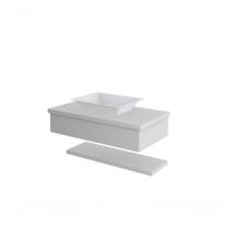 Conjunto Bancada C-cuba Messina E Prateleira Metrópole 805 Perffect Acetinado Branco Chess Conjunto Bancada C-cuba Messina E Prateleira Metrópole 805 Perffect Acetinado Branco Chess