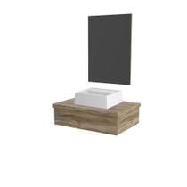 Conjunto Bancada C-cuba Q32 E Espelheira Metrópole 601 Branco Chess Carvalho Conjunto Bancada C-cuba Q32 E Espelheira Metrópole 601 Branco Chess Carvalho