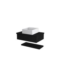 Conjunto Bancada C/Cuba Q355 e Prateleira Metrópole 605