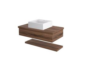 Conjunto Bancada C/Cuba Q39 e Prateleira Metrópole 805