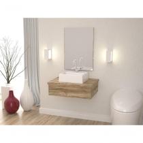 Conjunto Bancada E Espelheira Ktme602 Branco Chess Carvalho Conjunto Bancada E Espelheira Ktme602 Branco Chess Carvalho