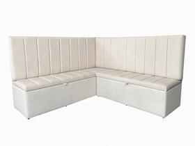 Conjunto Banco Estofado De Canto Alemão Com Baú de 140 cm Suede - Estopar