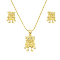 Conjunto - Banhado em ouro 18k