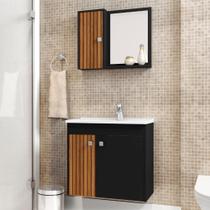 Conjunto Banheiro 3 Portas MDF Munique Bechara Conjunto Banheiro 3 Portas MDF Munique Bechara