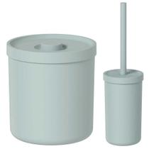 Conjunto Banheiro lixeira 6L Escova Sanitaria OU Bold Verde