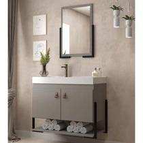 Conjunto Banheiro Opera 60 cm com Espelheira 2 Portas e 1 Nicho