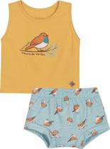 Conjunto Banho de Sol Passarinhos Nini & Bambini. P