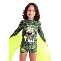 Conjunto Banho Infantil Proteção UV FPS 50+ Marujos e Sereias 648
