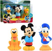 Conjunto Banho Mickey Mouse Disney Júnior c/ Personagens e Brinquedos Água