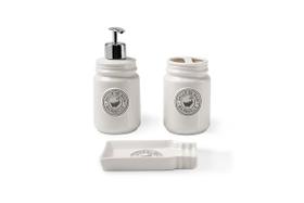 Conjunto banho pottery 3 pcs-bc brinox haus Conjunto banho pottery 3 pcs-bc brinox haus
