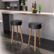 Conjunto Banquetas Alta Horizonte Preto Conjunto Banquetas Alta Horizonte Preto