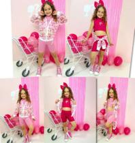 Conjunto barbie 3 peças