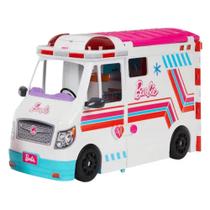 Conjunto Barbie Ambulância e Clínica Médica Mattel - 194735108022