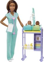 Conjunto Barbie Carreiras - Médica com Boneca Morena