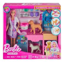 Conjunto Barbie Clínica Veterinária Fast Cast - Mattel Jfx93