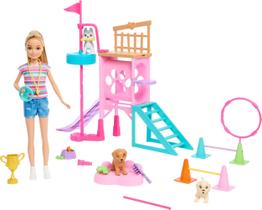 Conjunto Barbie e Stacie to the Rescue - Boneca e 3 Cães