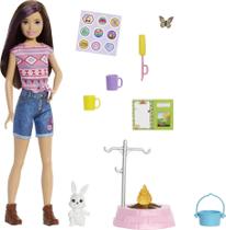 Conjunto Barbie It Takes Two Skipper - Brinquedo de Camping com Acessórios