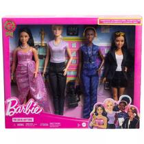 Conjunto Barbie Profissoes Com 4 Bonecas Mattel - Hrg54