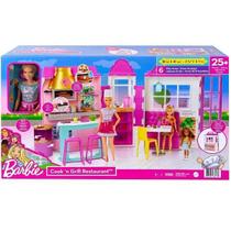 Conjunto Barbie Restaurante Cook N GRILL Mattel HBB91