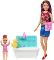 Conjunto Barbie Skipper Babysitters Inc. - Com Carrinho e Acessórios