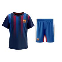 Conjunto Barcelona Mini Craque - Bermuda + Camisa - Infantil
