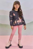 Conjunto Bata Estampada Animais Malha e Legging Soft Infanti Conjunto Bata Estampada Animais Malha e Legging Soft Infanti