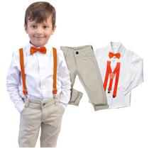Conjunto Batizado Manga Longa Calça Faca Bebe Infantil Cores e Tamanhos