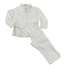 Conjunto Batizado Masculino Manga Longa Two Angels 61406