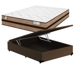 Conjunto Baú Casal (Colchão Ilhéus Plumatex + Base Baú Econ. 36cm) Conjunto Baú Casal (Colchão Ilhéus Plumatex + Base Baú Econ. 36cm)