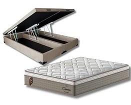 Conjunto Baú King (Colchão Cameron Probel + Base Baú Trad. 46cm)