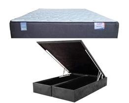 Conjunto Baú Queen (Colchão Star Plus Plumatex + Base Baú Econ. 36cm)
