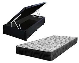 Conjunto Baú Solteiro (Colchão ISO 100 Ortobom + Base Baú Trad. 46cm)