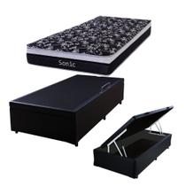 Conjunto Baú Solteiro e Colchão Sonic Molas Ensacadas Cristalflex Conjunto Baú Solteiro e Colchão Sonic Molas Ensacadas Cristalflex