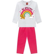 Conjunto Bebê Blusão + Calça Kyly 207616 Conjunto Bebê Blusão + Calça Kyly 207616
