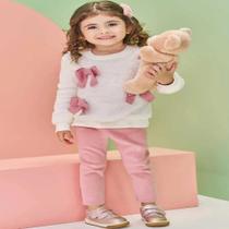 Conjunto Bebê Blusão e Calça em Fleece Kukiê