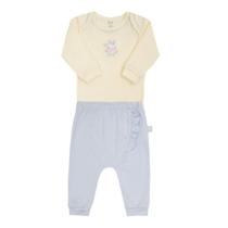 Conjunto Bebê Body e Calça Coelhinha Letut 16645