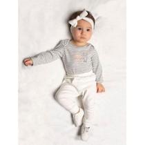 Conjunto bebê body manga longa e calça marca hrradinho