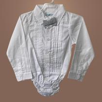 Conjunto Bebê Body Nervuras - Roupa Batizado Menino Conjunto Social Pajem Casamento Calça Body