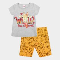 Conjunto Bebê Brandili Blusa+Legging Wild Free Spirit Feminino