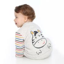 Conjunto Bebê Casaco e Calça Moletom Zebrinha - Yuk's Conjunto Bebê Casaco e Calça Moletom Zebrinha - Yuk's