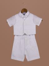 Conjunto Bebê Colete Cotton Linen