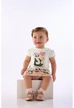 Conjunto Bebê com Estampa de Panda Quimby Conjunto Bebê com Estampa de Panda Quimby