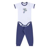 Conjunto Bebê Dedeka Body MC Modal Navy - 25057 Conjunto Bebê Dedeka Body MC Modal Navy - 25057