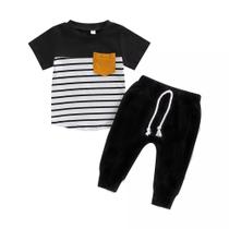 Conjunto bebê e infantil listrado verão Conjunto bebê e infantil listrado verão