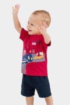 Conjunto Bebê e Infantil Menino Camiseta e Bermuda Elian
