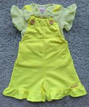 Conjunto Bebê Feminino Blusa + Jardineira Alekids