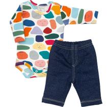 Conjunto Bebê Feminino Body Manga Longa Tilly 223623