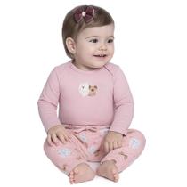 Conjunto Bebê Feminino Dedeka Modal Pet Body e Calça Rosa Conjunto Bebê Feminino Dedeka Modal Pet Body e Calça Rosa