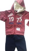 Conjunto Bebe infantil Moleton flanelado grosso Have Fun Conjunto Bebe infantil Moleton flanelado grosso Have Fun