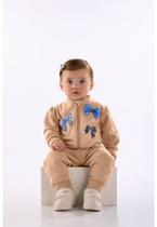 Conjunto Bebê Jaqueta Calça Moletom Quimby Conjunto Bebê Jaqueta Calça Moletom Quimby